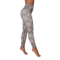 Fashionable sublimated leopard fitness wear yoga leggings